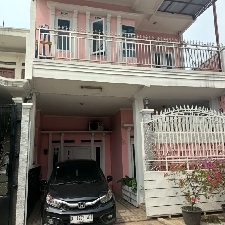 tampak depan komplek pondok permai lestari, gadai sertifikat